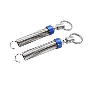 Universal <b>Car</b> Trunk Spring Lifter With <b>Hook</b> And Ring For Automatic Tailgate Assistance Retrofit Upgrade Silver Pair - Product Image 1