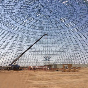 Dôme sphérique à grande portée, structure spatiale, étanche, durable, léger, pour hangar industriel, centrale électrique, stockage - Product Image 4