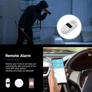 Nuevo Sensor de Vibración de Plástico Tuya WIFI Zigbee <span class=keywords><strong>2026</strong></span> de 130 dB con Alarma Sonora y Luminosa - Product Image 4