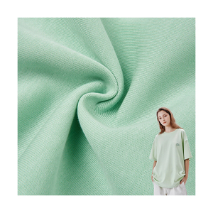 Boran Textile 280Gsm <span class=keywords><strong>Jersey</strong></span> Simple 100% <span class=keywords><strong>Coton</strong></span> Grossier Tricoté Pure Liberty Tissu Acétate <span class=keywords><strong>Jersey</strong></span> Simple <span class=keywords><strong>Pima</strong></span> <span class=keywords><strong>Coton</strong></span> T-shirt Tissu - Product Image 1