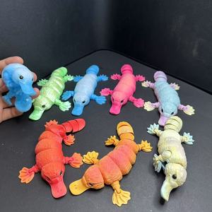 Vashine - Modelo de Juguete de Ornitorrinco Impreso en 3D con Tecnología PLA, Multicolor, Creativo, Articulado, Decoración de Animales y Dinosaurios, 14 cm - Product Image 3