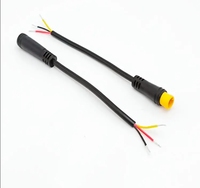 IP65 M8 3Pin Mini Connecteur E-Bike Câble Étanche Led Bande 3Pin Mâle Femelle Connecteur Plug Câble