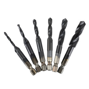 Drill And Tap Integrated Composite Bit 1/4 Hex Shank HSSCO Metal Drilling Twist Drill Bit Set - Product Image 1