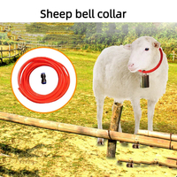 Collier de traction réglable pour bétail, chien, vache, mouton, avec sonnette en cuivre et traceur, pour l'engraissement et la traînée, avec tuyau haute pression supplémentaire