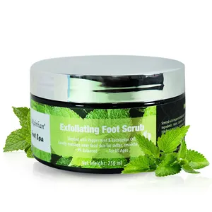 Gommage rafraîchissant pour les pieds-Exfolie + Rafraîchit la peau sèche + terne, Obtenez une peau plus lisse du talon aux pieds