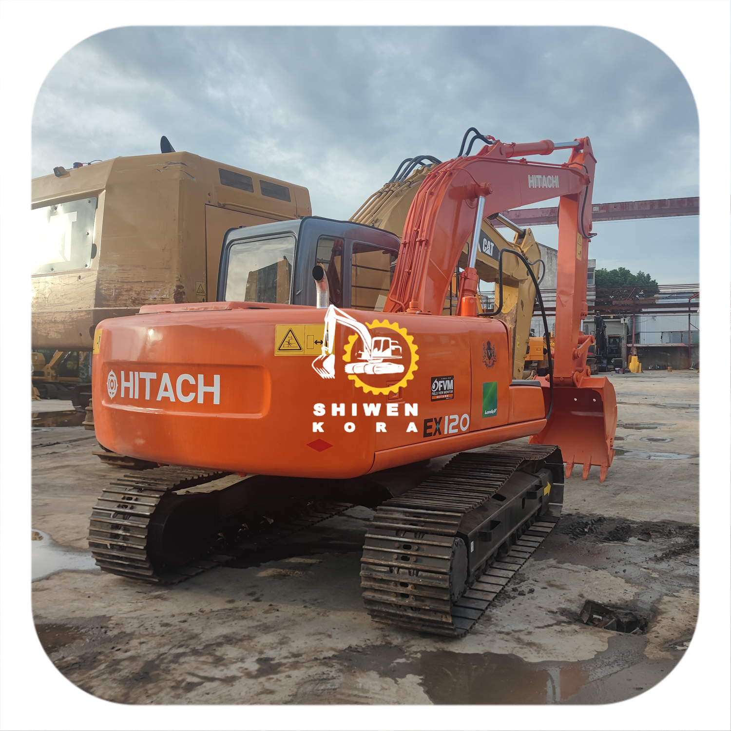 In Stock Hitachi EX120 3 Excavator Mining Work Suitability