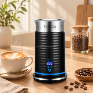<span class=keywords><strong>Mousseur</strong></span> à <span class=keywords><strong>lait</strong></span> électrique 4-en-1 en acier inoxydable 400W, <span class=keywords><strong>chauffe</strong></span>-<span class=keywords><strong>lait</strong></span> chaud et froid, appareil de cuisine domestique, Nouveauté 2026, Offre Spéciale - Product Image 1