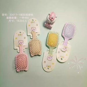 Peigne à coussinets en nylon antistatique, grand format, pour massage, voyage et usage général - Product Image 4
