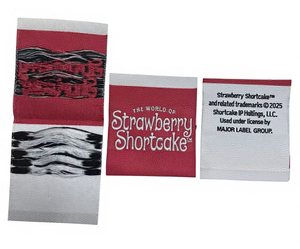 Özel dokuma giyim etiketleri merkezi kat kumaş etiketleri için marka adı giysiler ve ayakkabılar dikdörtgen desen lazer kesim kenar - Product Image 4