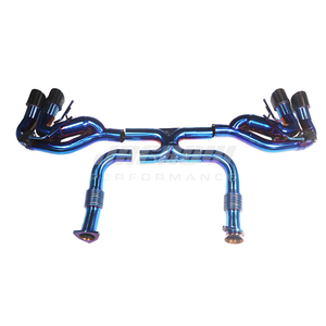 Catback d'échappement en titane pour <span class=keywords><strong>Corvette</strong></span> C8 avec valve - Product Image 1