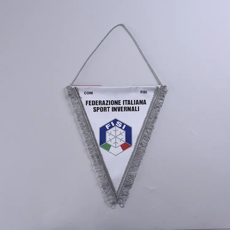 custom pennant flag gift flag  club exchange flag for competition  honor  gift