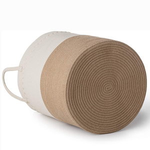 Giỏ Vườn Ươm Tự Nhiên Màu Nâu Và Màu Xám Cực Lớn Đan Bằng Nhiều Màu - Product Image 5