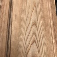 Placage en bois naturel de haute qualité d'usine Placage de décoration à coupe rotative 0.5mm Placages en bois d'orme pour meubles