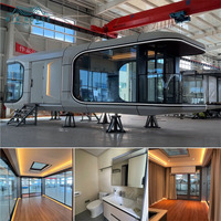 Maison conteneur mobile à prix d'usine, maison portable, capsule Airbnb, espace commercial, capsule de maison, 3 chambres
