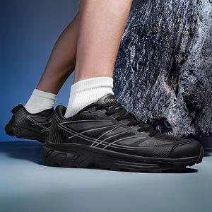 รองเท้าผ้าใบผู้ชายแบบผูกเชือก หุ้มข้อต่ำ หนังแท้ พื้นรองเท้าชั้นกลาง/พื้นรองเท้าชั้นนอก สำหรับวิ่งบนถนน วิ่งเทรล วิ่งกลางแจ้ง วิ่งครอสคันทรี ผ้าตาข่าย - Product Image 5