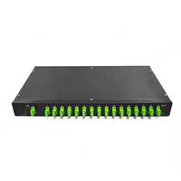 Boîtier Terminal Cassette Réseau Extérieur PLC Connecteurs SC 1*8 1*16 1*32 Splitter Fibre Optique Monomode ODF Solution FTTX WiFi 4G