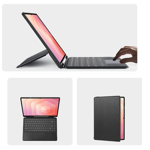 Folio con Tastiera Staccabile 2-in-1 per <span class=keywords><strong>Samsung</strong></span> <span class=keywords><strong>Tab</strong></span> S11 Ultra, Supporto Regolabile con <span class=keywords><strong>4</strong></span> Angoli di Visione, Porta Penna, Vendita all'Ingrosso - Product Image 6