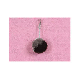LLavero de poliéster con pompón - Product Image 1