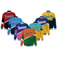 Blousons d'hiver 2024 à manches longues pour hommes, vente en gros, personnalisables, en toile, style Letterman, coupe-vent, col montant, grandes tailles, vierges, style Bomber