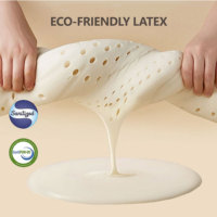 Matelas en Latex Pure Nature 100% avec boîte enroulée Queen Size Dunlop Massage complet du corps Matelas en silicone pour dormir