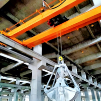 Grue à pont à double poutre de type européen NLH de qualité supérieure avec commande de fréquence variable, capacité 10t, 20t, 50t, 80t, 100 tonnes, avec chariot