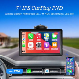 Xách tay 7 inch không dây Carplay Android Màn hình tự động cảm ứng xe đa phương tiện <span class=keywords><strong>Player</strong></span> ổ đĩa an toàn gương chiếu hậu - Product Image 6