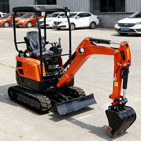 Mini-excavatrice SDLOT 1600 kg, système hydraulique, pelle sur chenilles, pour usage agricole et de construction, moteur Laidong pour modèle CE EPA, exportation Chine
