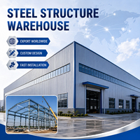 Entrepôt en structure métallique directement de l'usine, atelier industriel préfabriqué, bâtiment métallique de stockage à vendre