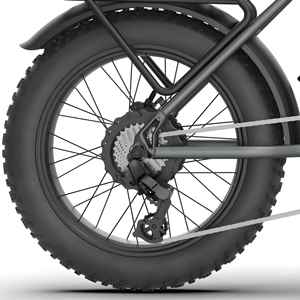 48V 500W kỹ thuật số không chổi than <span class=keywords><strong>7</strong></span> tốc độ 15ah pin lithium 20-inch Hợp kim nhôm chất béo lốp xe đạp điện Thành phố với đĩa phanh Ebike - Product Image 4