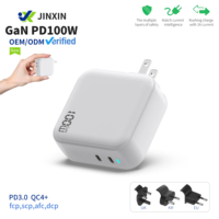 Colokan AS Baru 100W Mini GaN Tech C Charger PD 3.0 Kompatibel Smart Usb-C Adaptor Dinding untuk Ponsel Laptop MacBook Proteksi OVP