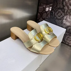 Designer luxury H famous brands designer girls shoes custom slippers for women and ladies beach supplier platform GG sandals