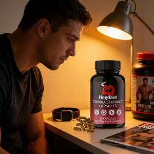 อาหารเสริมสมุนไพรเฮดัฟท์ แคปซูลเพิ่มสมรรถภาพทางเพศชาย สารสกัดจากหญ้าแพะหงี่ โสม และไทรบูลัส เทอร์เรสทริส สำหรับผู้ชายวัยผู้ใหญ่-เพิ่มพลังงาน - Product Image 3