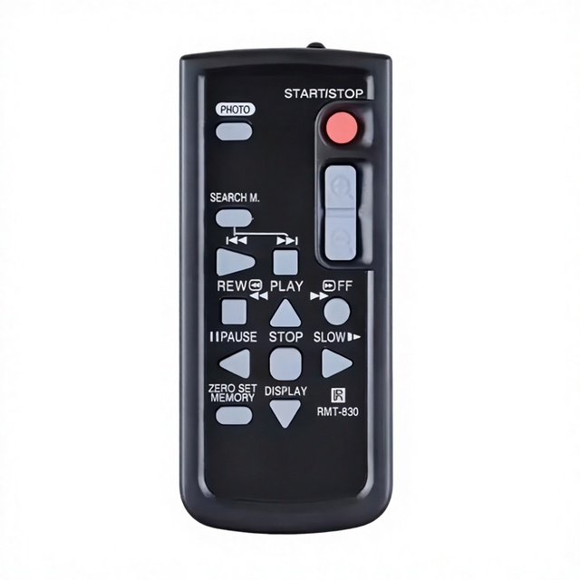 RMT-830 DV Remote Control for Sony DCR Series Infrared Camcorder Replacement Black