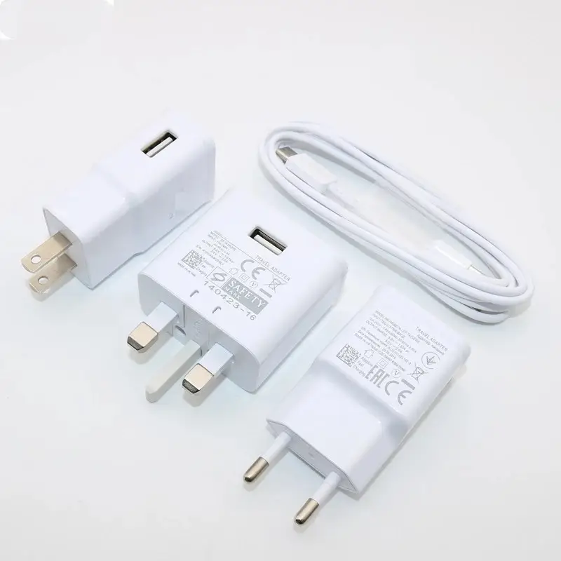 סיטונאי מקורי מהיר מטען עבור סמסונג S6 S8 USB נסיעות אוניברסלי מטען טלפון מתאם