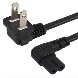 Cheap Price Good Quality 1-15P Us Angled To 320 C7 Usa Power Cable Cord Usa Certification Compliant