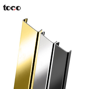<span class=keywords><strong>TOCO</strong></span> U-förmige Aluminium-PVC-Kantenbänder, flexible Möbelprofile für lackfreie Schranktürkanten - Product Image 2