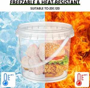 Gobelets en plastique PP transparents personnalisés de 700 ml, jetables pour les fêtes - Product Image 3
