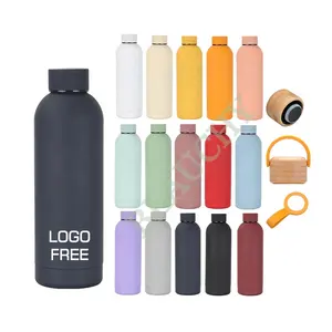Buon prezzo eco friendly isolato caldo 500ml escursionismo campeggio bottiglia d'acqua bottiglie d'acqua in acciaio inossidabile con logo personalizzato