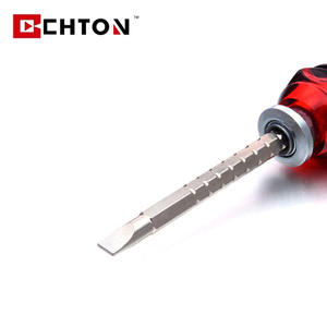 Destornillador Tp787 de 160 mm con Punta Plana y Mango Transparente, Herramienta para Bricolaje, Pieza Individual - Product Image 5