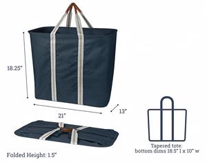 Panier à linge pliable, panier à linge et sac de transport pliables, panier à linge XXL 64L avec poignées - Product Image 4