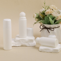 Conteneurs cylindriques en plastique personnalisés Cosmétiques 100 ml Bouteille de déodorant en plastique pp à bille pour emballage de 30 ml