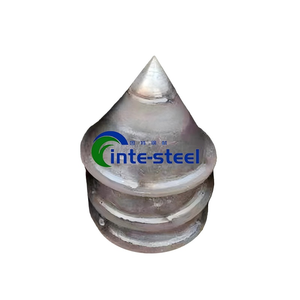 Ujung berongga terbuka 400 500 600 tutup tumpukan Q235 baja karbon ujung tumpukan kerucut - Product Image 1