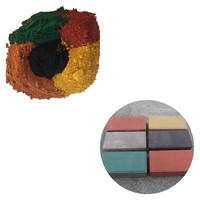 Pigment d'oxyde de fer pour poudre