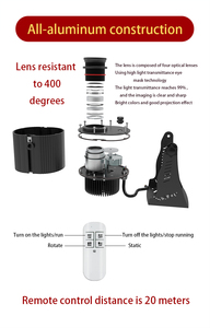 Projecteur de logo laser animé en aluminium étanche IP67, enseigne mobile pour magasin, logo qui ne s'extinct jamais, branding pixel-parfait, luxe - Product Image 5