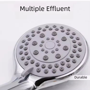 Usine directe en gros moderne haute puissance 5 Modes pommeau de douche pluie en plastique ABS grand panneau économie d'eau pour salle de bain - Product Image 3