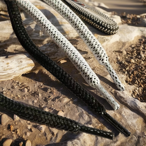 Cordones de lino y algodón redondos y resistentes de <span class=keywords><strong>Travis</strong></span> Scott para calzado informal, compatibles - Product Image 2