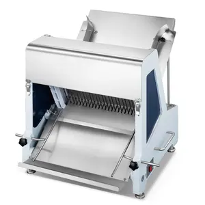 Small Hot Dog Loaf Blade Foldable Commercial Cutting Industrial Electric Adjustable Auto Bread Slicer