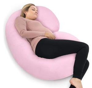 Oreiller de pépinière <span class=keywords><strong>maternelle</strong></span> en gros avec couverture en jersey oreiller complet en forme de C femmes enceintes soutien du ventre oreiller de maternité - Product Image 6