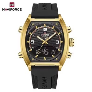 นาฬิกา NAVIFORCE 9242 รุ่นใหม่ นาฬิกาควอตซ์ดิจิตอลสำหรับผู้ชาย ดีไซน์ทันสมัย สายซิลิโคน กันน้ำ นาฬิกาสปอร์ตแบบลำลอง ปี 2025 - Product Image 3