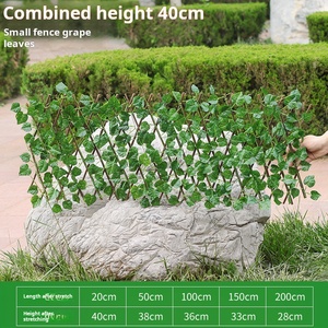 <span class=keywords><strong>รั้ว</strong></span>ไม้เทียมสำหรับตกแต่งบ้านและสวน แบบยืดหดได้ พร้อมใบไม้สีเขียวประดิษฐ์ สำหรับสร้างความเป็นส่วนตัว - Product Image 5